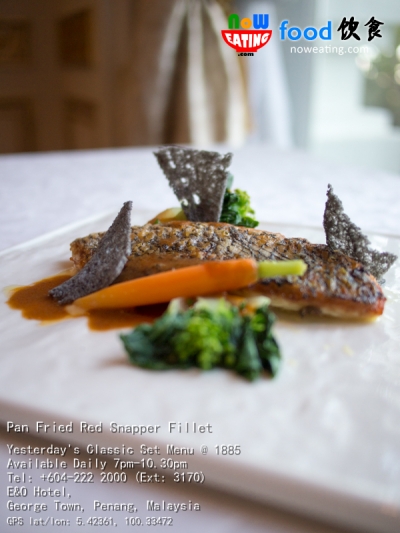 Pan Fried Red Snapper Fillet