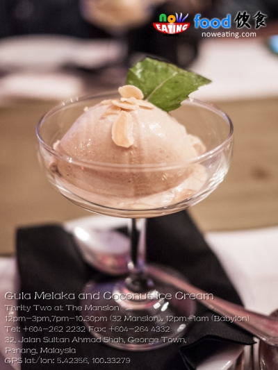 Gula Melaka and Coconut Ice Cream