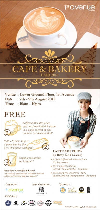 coffee and bakery flyer