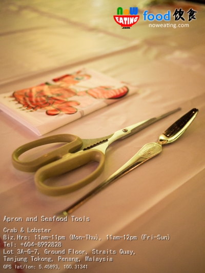 Apron and Seafood Tools