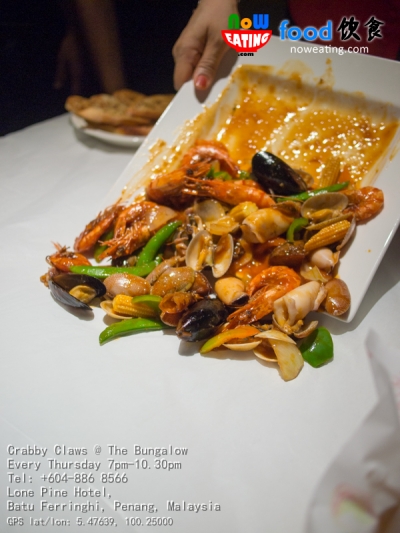 Crabby Claws @ The BungalowEvery Thursday 7pm-10.30pmTel: +604-886 8566