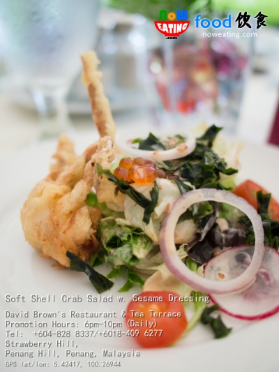 Soft Shell Crab Salad w. Sesame Dressing