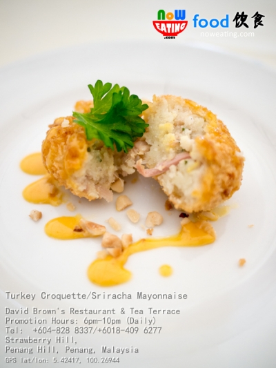 Turkey Croquette/Sriracha Mayonnaise