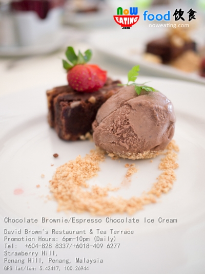 Chocolate Brownie/Espresso Chocolate Ice Cream