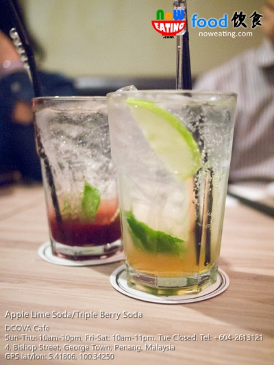 Apple Lime Soda/Triple Berry Soda