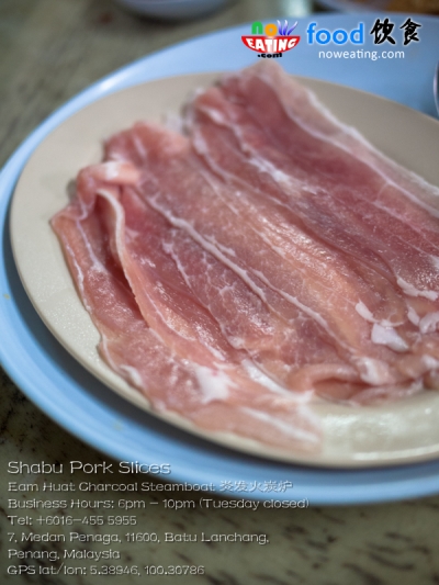 Shabu Pork Slices