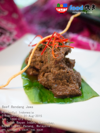 Beef Rendang Jawa