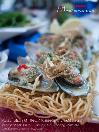 Australian Grilled Mussels with Cilantro