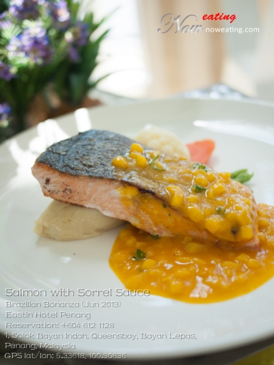 Salmon with Sorrel Sauce