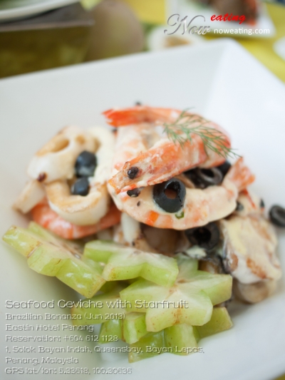 Seafood Ceviche with Starfruit