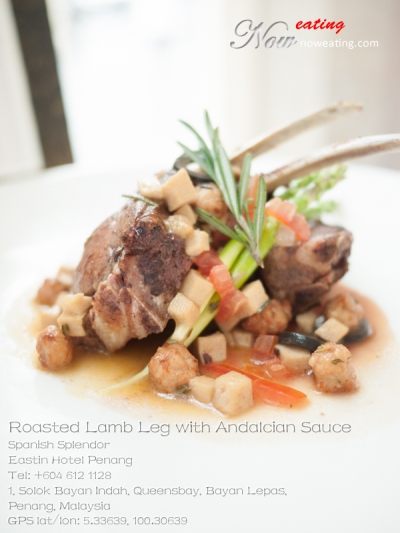Roasted Lamb Leg with Andalcian Sauce