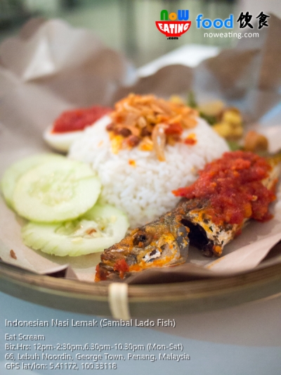 Indonesian Nasi Lemak (Sambal Lado Fish)