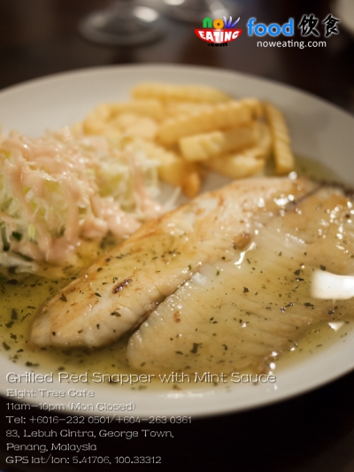 Grilled Red Snapper with Mint Sauce