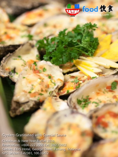 Oysters Gratinated with Special Sauce