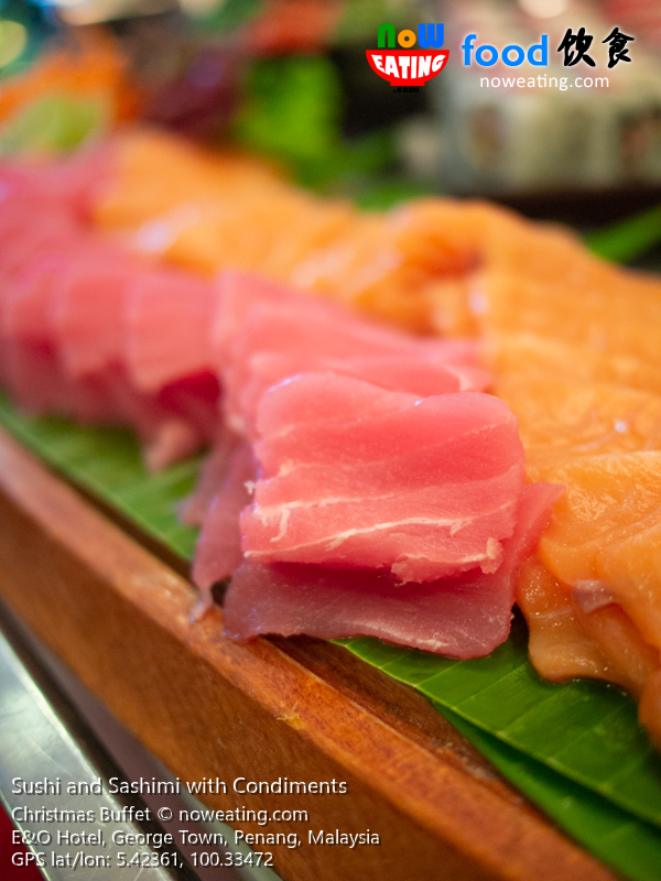 Sushi and Sashimi with Condiments