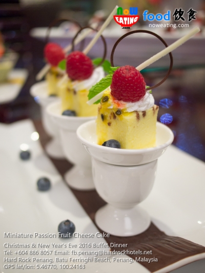 Miniature Passion Fruit Cheese Cake