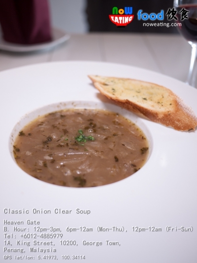 Classic Onion Clear Soup