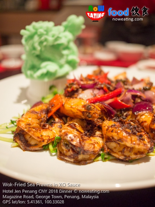 Wok-Fried Sea Prawns in XO Sauce