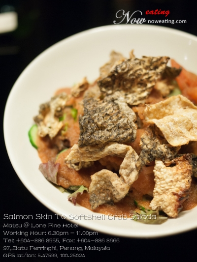 Salmon Skin To Softshell Crab Salada