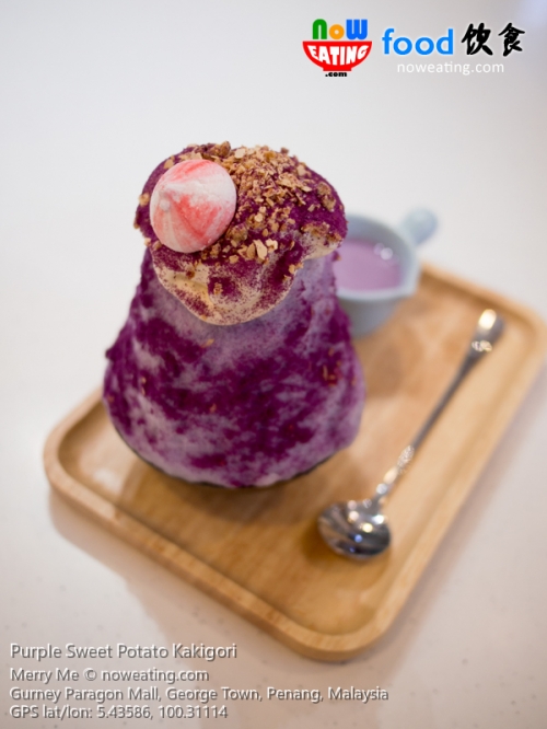 Purple Sweet Potato Kakigori