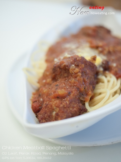 Chicken Meatball Spaghetti