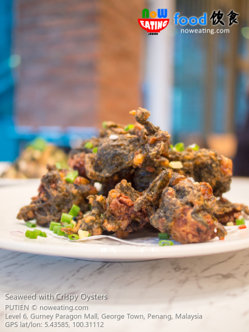 Seaweed with Crispy Oysters