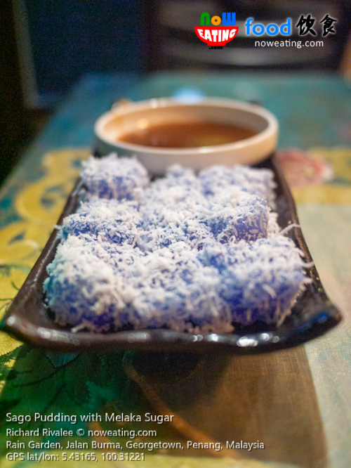 Sago Pudding with Melaka Sugar
