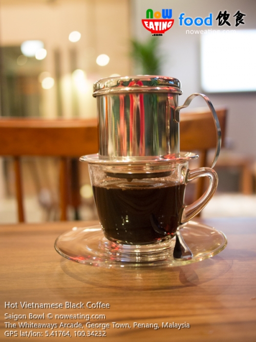 Hot Vietnamese Black Coffee