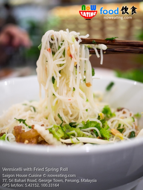 Vermicelli with Fried Spring Roll