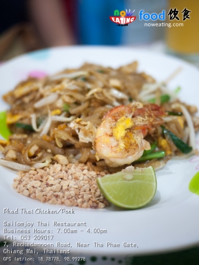 Phad Thai Chicken/Pork