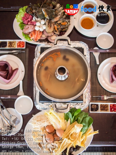 Steamboat @ E&O HotelDaily 6:30pm - 10:30pmTel: +(6) 04 222 2000 ext. 3175