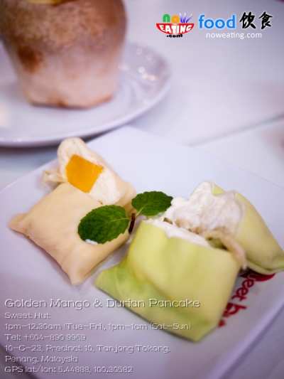 Golden Mango & Durian Pancake