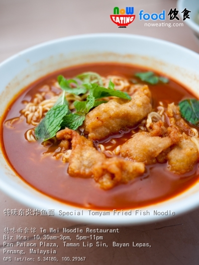特味东炎炸鱼面 Special Tomyam Fried Fish Noodle