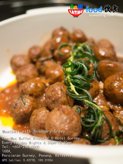 Meatball with Rosemary Gravy