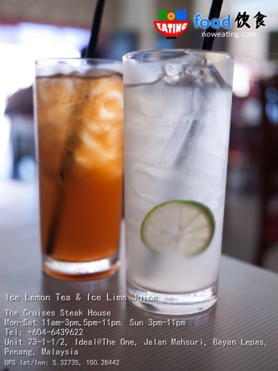 Ice Lemon Tea & Ice Lime Juice