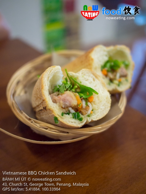 Vietnamese BBQ Chicken Sandwich
