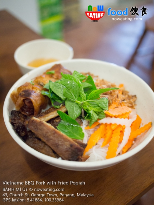 Vietname BBQ Pork with Fried Popiah