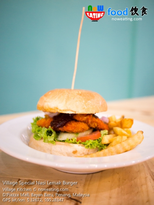 Village Special Nasi Lemak Burger