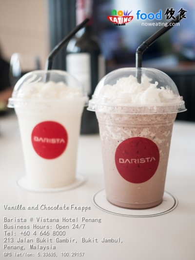 Vanilla and Chocolate Frappe