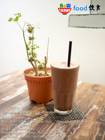 Chocolate Banana Ice Blended